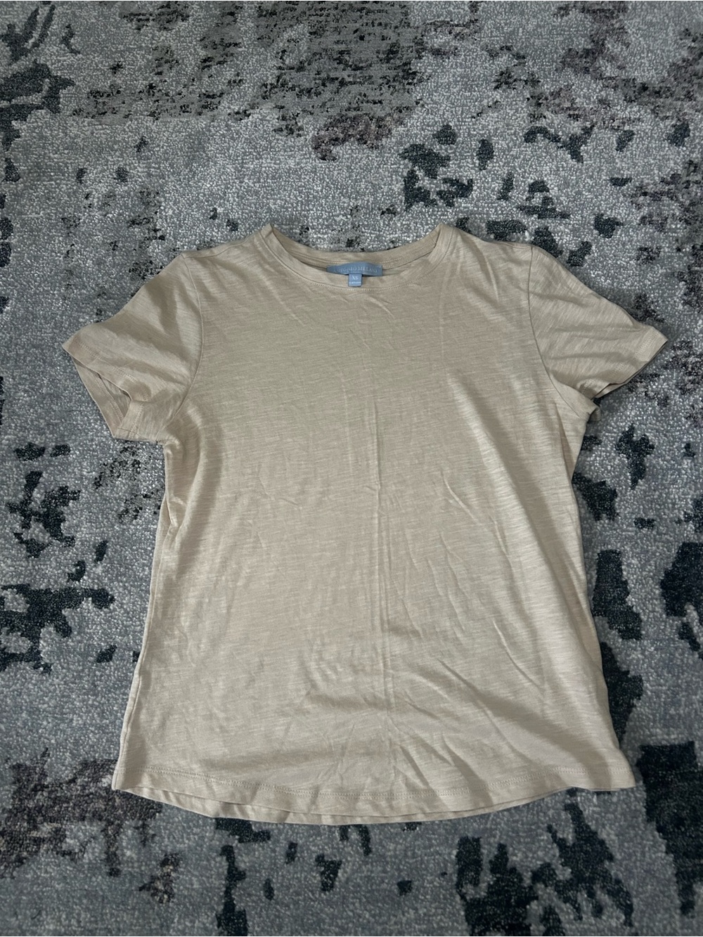 Antonio Melani Everyday Women's Short Sleeve Crewneck Tee in Beige